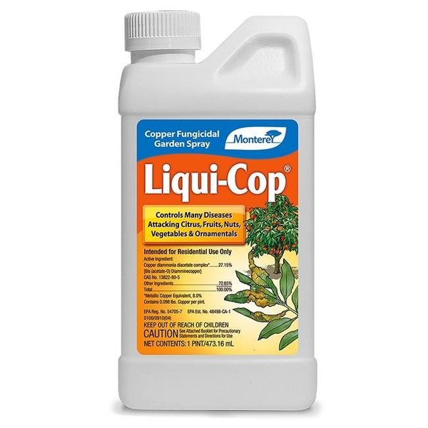 Monterey Bay Monterey 070387 1 Pint Liqui-Cop Fungicide Spray 70387